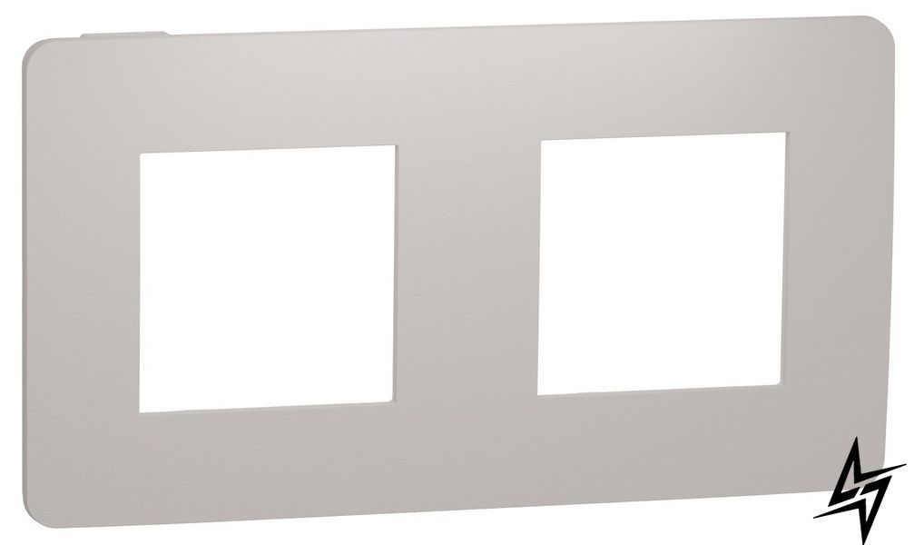 Двухпостовая рамка Unica New Studio Color NU280424 шампань/белый Schneider Electric фото