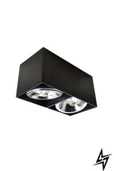 Точечный накладной светильник Zumaline Box 90433 78378 фото в живую, фото в дизайне интерьера
