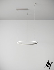 Подвесной светильник Ring 550 Gray (RAL 7036) Серый LED 3300Lm 3200K  фото в живую, фото в дизайне интерьера