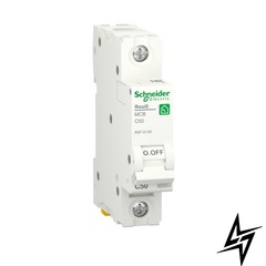 Автоматичний вимикач Schneider Electric Resi9 50 А 1P С 6кА R9F12150 фото