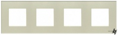 Чотиримісний рамка Zenit N2274 CP скло (перли) 2CLA227400N3501 ABB фото