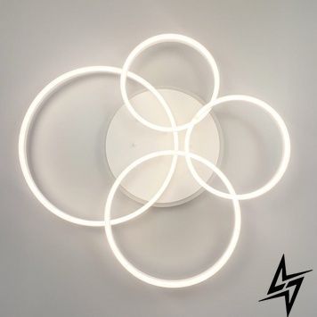 Сучасний LED світильник з пультом дк з RGB підсвіткою A55021/4 RGB WT фото