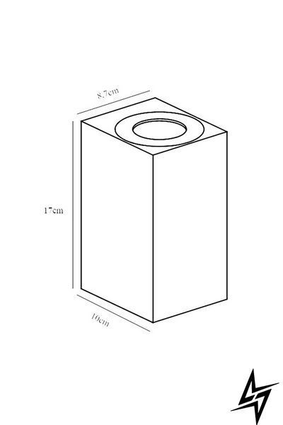 Уличный настенный светильник Nordlux Canto 49731001 на 2 лампы GU10, белый, 17 &times; 8,7 &times; 10 см фото