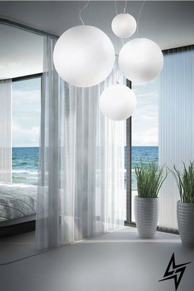 Підвісний світильник Ideal Lux Mapa Bianco 32139 білий E27 32139 фото