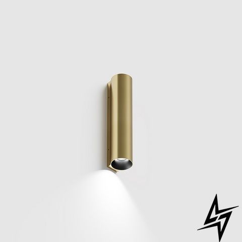 LTX 10.0316.3.930.BR Накладний настінний світильник WALL TUB S 150, вниз, D32mm, SP36.3mm, H150mm, CREE LED 3W, 3000K, 101Lm, 60&deg;, CRI>90, IP20, 220-240V, латунь фото