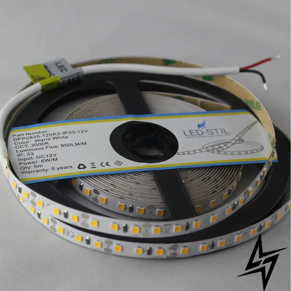 LED лента LED-STIL 3000K, 6 W,2835, 120 шт, IP33, 12V,850LM фото