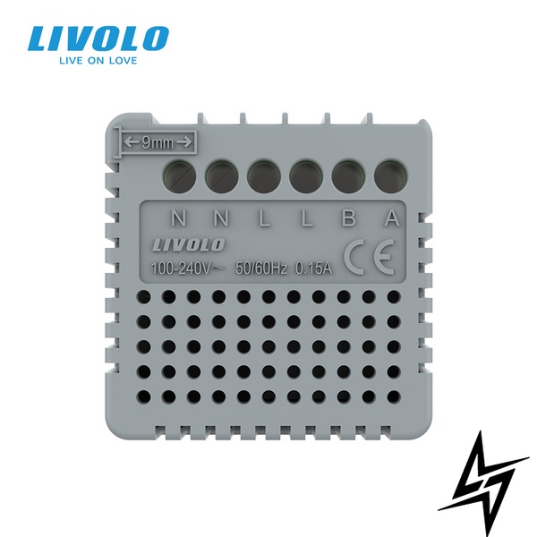 Модуль термостат керування конвектором фанкойлом Livolo білий (VL-FCA-2WPS72) фото