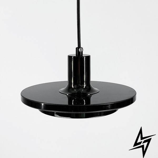 Підвіс із чорним мармуровим плафоном LED в стилі Ар-деко LE29859 LED 7W 4000K Чорний SC 2/1 BK фото наживо, фото в дизайні інтер'єру