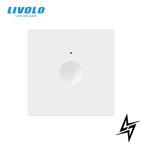 Механизм сенсорный выключатель Sense 1 сенсор Livolo белый (VL-FC1-2WP) фото