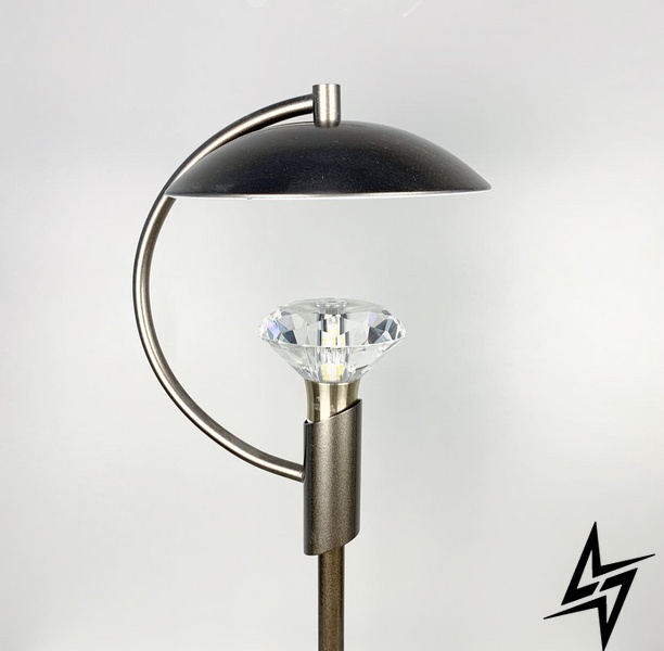 Настольная декоративная лампа с хрустальной лампочкой LE26174 18x47см Бронза 5005 фото в живую, фото в дизайне интерьера