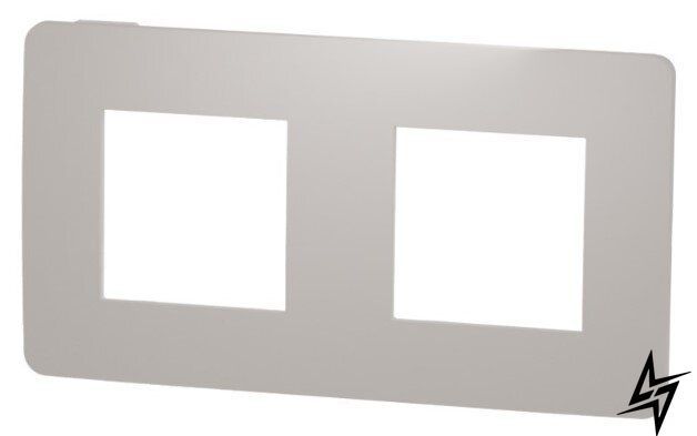 Двухпостовая рамка Unica New Studio Color NU280424 шампань/белый Schneider Electric фото