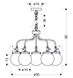 Люстра Candellux 35-70876 Ballet 5хE27 80х55 см  фото в дизайне интерьера, фото в живую 4/4