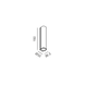 LTX 10.0316.3.930.BR Накладной настенный светильник WALL TUB S 150, вниз, D32mm, SP36.3mm, H150mm, CREE LED 3W, 3000K, 101Lm, 60&deg;, CRI>90, IP20, 220-240V, латунь - изображение 2