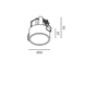 Точечный встраиваемый светильник LTX INVISIBLE MINI OUT 01.2203.7.927.BR/BK латунь IP44 6,3 Вт 2700 K 01.2203.7.927.BR/BK - изображение 2