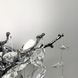 Изысканные серебряные бра DIAMINA с хрустальными камнями LE41092 2xG9 30x40см Хром/Прозрачный W 33007/2 S CH фото в дизайне интерьера, фото в живую 4/7