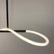 Черная вытянутая люстра с гибкой LED лентой 150 см 26-0975 JU22L-1500 BK - изображение 3