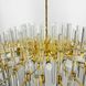 Люстра-репліка Alinar Crystal на 20 ламп (діаметр 100 см) LE41242 20xE14 100x75x100см Золото MJ 139/20 GD фото в дизайні інтер'єру, фото наживо 6/10
