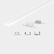 LED-профіль ALUMLED під шпаклівку з розсіювачем 2м LD98201_2 LD9820 - зображення 2