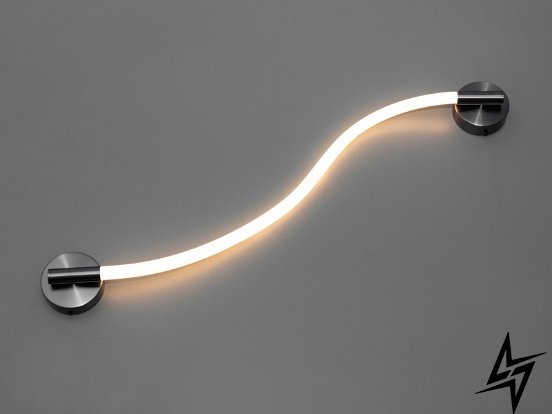 Современный светодиодный светильник шланг 5W Hoselight D23-32017 Хром/Черный SY9600-BHR фото в живую, фото в дизайне интерьера