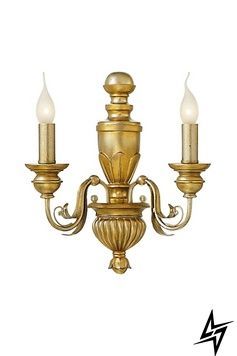 Бра настенное Ideal Lux 020846 Firenze Ap2 Oro фото