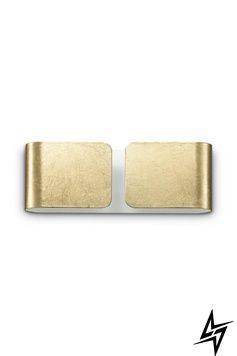 Настенный светильник Ideal Lux 091129 Clip Ap2 Mini Oro фото