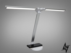 Світлодіодна настільна лампа D23-38862 A5508SL wireless charge фото наживо, фото в дизайні інтер'єру