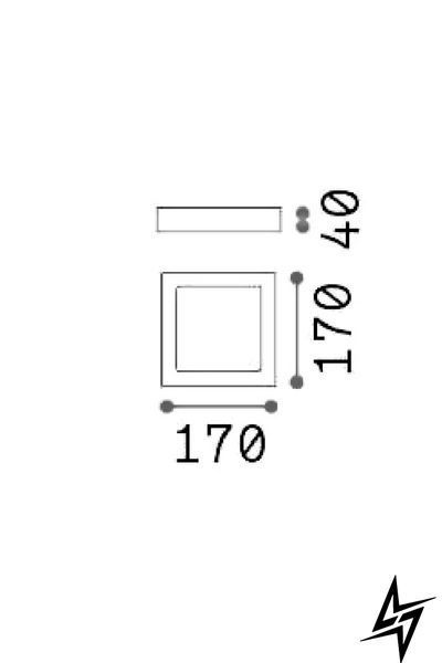 Настенный светильник Ideal Lux Universal 321769 белый 13,5 Вт 4000 K 321769 фото