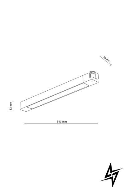 Трековый светильник TK Lighting Tracer Panel 1 Phaze 18190 встроенный LED-модуль 20 Вт 3000 K черный 3,2 &times; 34,1 &times; 4 см фото