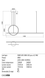 Подвесной светильник Redo 01-1848 GIOTTO Black + Dimmable  фото в дизайне интерьера, фото в живую 2/2