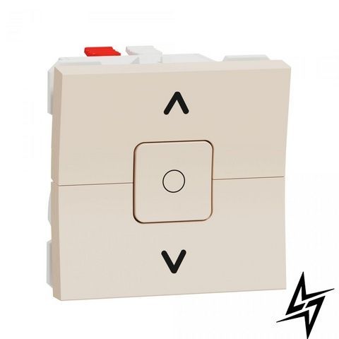 Вимикач для жалюзі Schneider Electric NU320844 Unica New, бежевий, глянцевий, 10 А, 220 В NU320844 фото