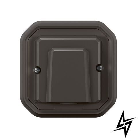 Вивід кабелю з клемою вбуд. Plexo New антрацит Legrand 069899L фото
