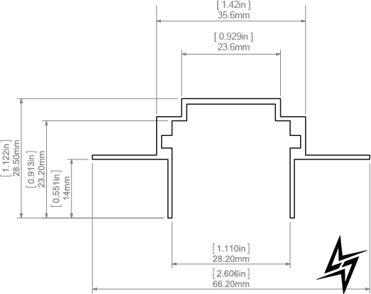 LED-профіль KLUS TEKNIK-ZM, 2 метри KLUS_A00399N_2 KLUS_C0399NA_1 фото