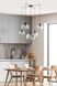 Люстра TK Lighting Esme 5382 на 5 ламп E27 чорний і сірий 220 &times; 19,5 &times; 400 см - зображення 7