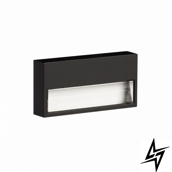 Настенный светильник Ledix Sona без рамки 12-111-62 накладной Черный 3100K 14V ЛЕД LED11211162 фото в живую, фото в дизайне интерьера