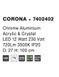 Підвісний світильник Nova luce Corona 7402402 LED  фото в дизайні інтер'єру, фото наживо 5/5
