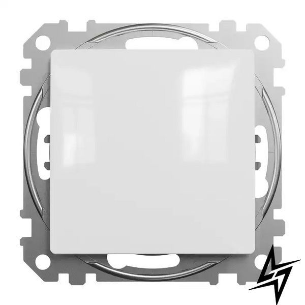 1-клавішний перехресний вимикач Schneider Electric SDD111107 Sedna Design, білий, глянцевий, IP20 фото