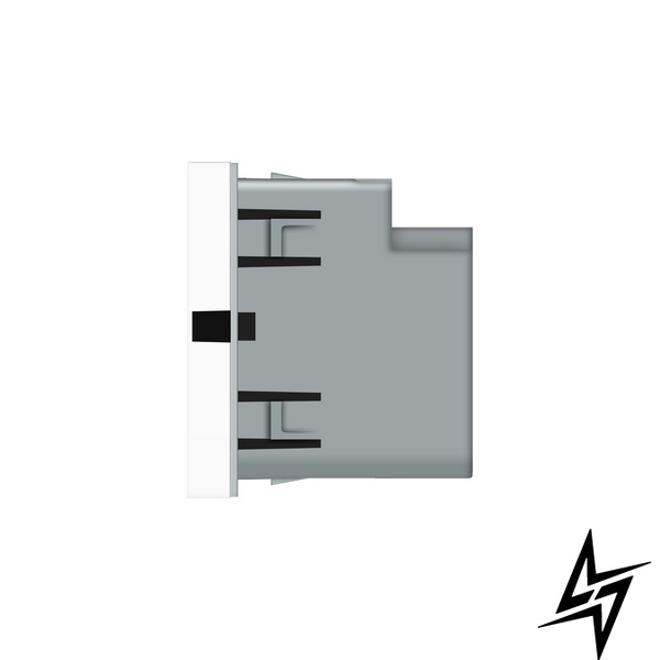 Механізм розетка USB type C з блоком живлення 45W Livolo білий (VL-FCUC-2WP) фото