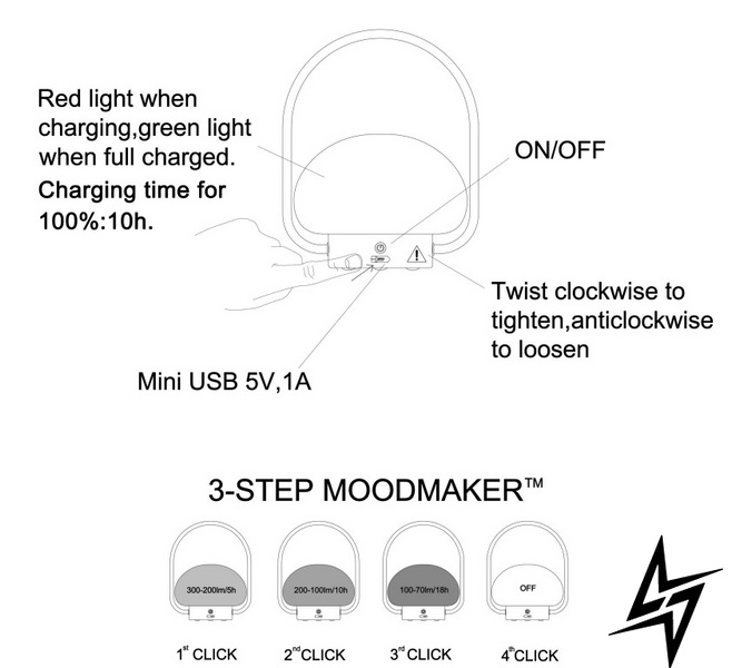 Акумуляторна настільна лампа Nordlux SPONGE 20 TO GO 2018145003 LED  фото наживо, фото в дизайні інтер'єру