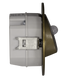 Настінний світильник Ledix Rubi з рамкою 09-212-42 врізний Старе золото 3100K 14V з датчиком LED LED10921242 фото в дизайні інтер'єру, фото наживо 4/5