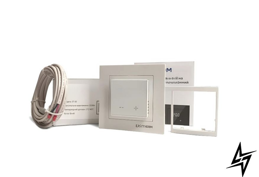 Регулятор теплої підлоги EasyTherm ET-40 з Wi-Fi білий фото