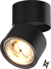 Накладной точечный светильник Zumaline 20001-BK-N Lomo Cl 1 Black  фото в живую, фото в дизайне интерьера