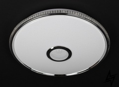 Стельовий світильник SMART LED з Bluetooth з пультом L23-37733 Білий M8291-400-rgb-bl фото наживо, фото в дизайні інтер'єру