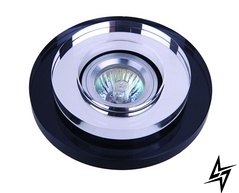 Врізний точковий світильник Marsel 23-23030 чорна LVS0275 фото наживо, фото в дизайні інтер'єру