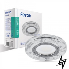 Врезной точечный светильник Feron 28465 8686-2  фото в живую, фото в дизайне интерьера