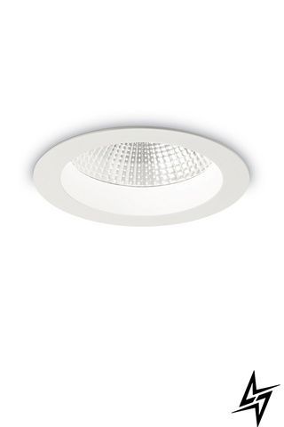 Точечный встраиваемый светильник Ideal Lux Basic Accent 193472 белый 20 Вт 3000 K 193472 фото