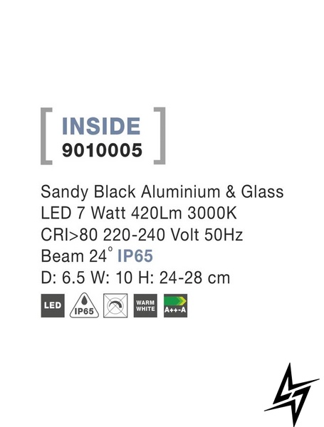 Вуличний світильник, що вкопується, Nova luce Inside 9010005 LED  фото наживо, фото в дизайні екстер'єру
