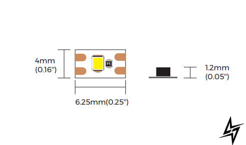 LED лента COLORS 160-2216-24V-IP20 9.6W 1285Lm 4000K 5м C6160-24V-4mm-NW C6160-24V-4mm-NW фото