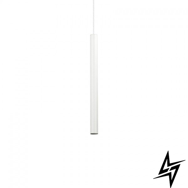 Підвісний світильник 156682 Ultrathin Sp1 Small Round Bianco Ideal Lux LED  фото наживо, фото в дизайні інтер'єру