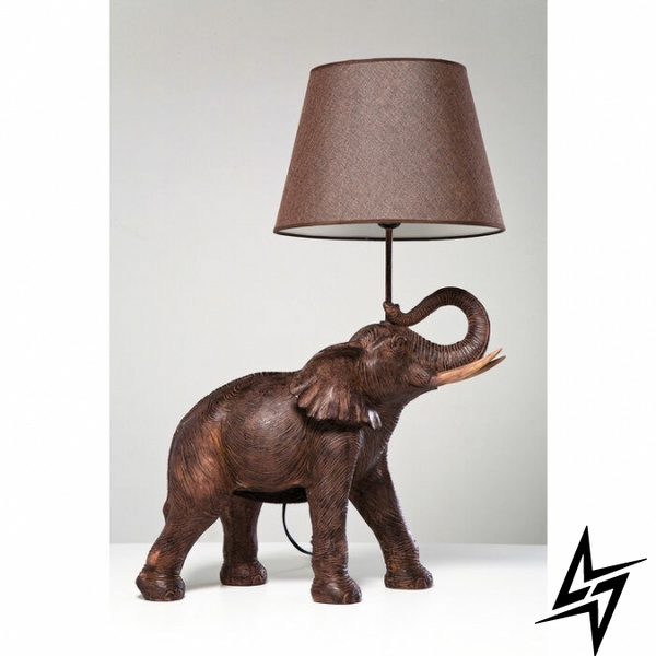 Настольный светильник Animal Elephant Safari 74cм S23-38522 52,3x73,5x33см 32775 фото в живую, фото в дизайне интерьера
