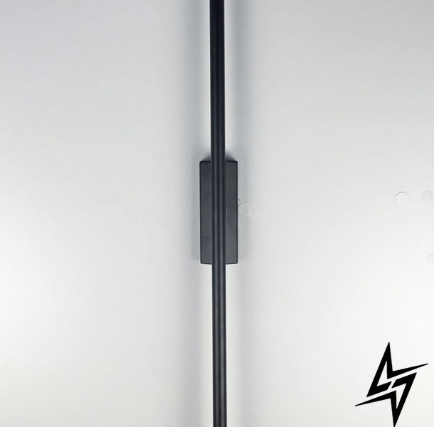 Минималистичный настенный светильник в корпусе металла черного цвета LE25626 LED 4W 4000K 100x5см Черный C 20 BK фото в живую, фото в дизайне интерьера